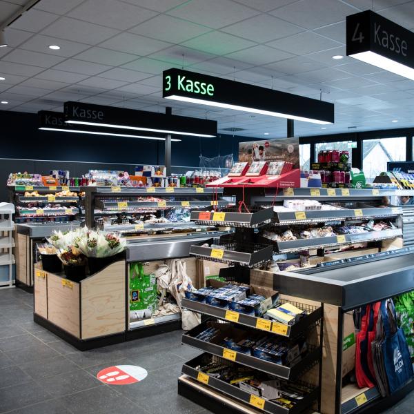 Aldi Innenraum