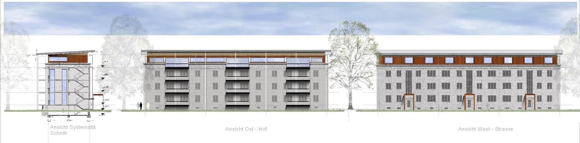 2D-Modell der Wohnbebauung Ettlingen West