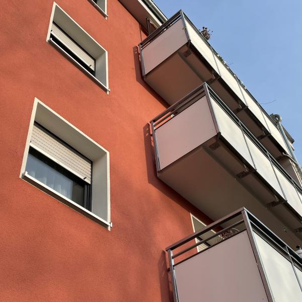 Balkone von unten
